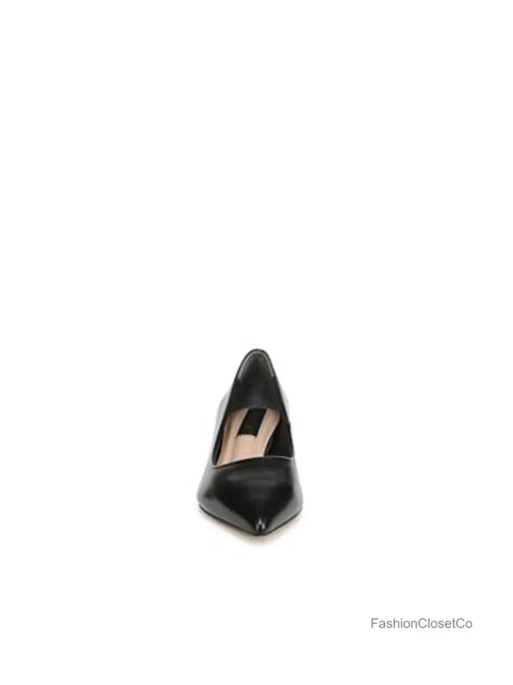 Racer Pointed Toe Block Heel Pumps Women's Leather Slip On Comfort